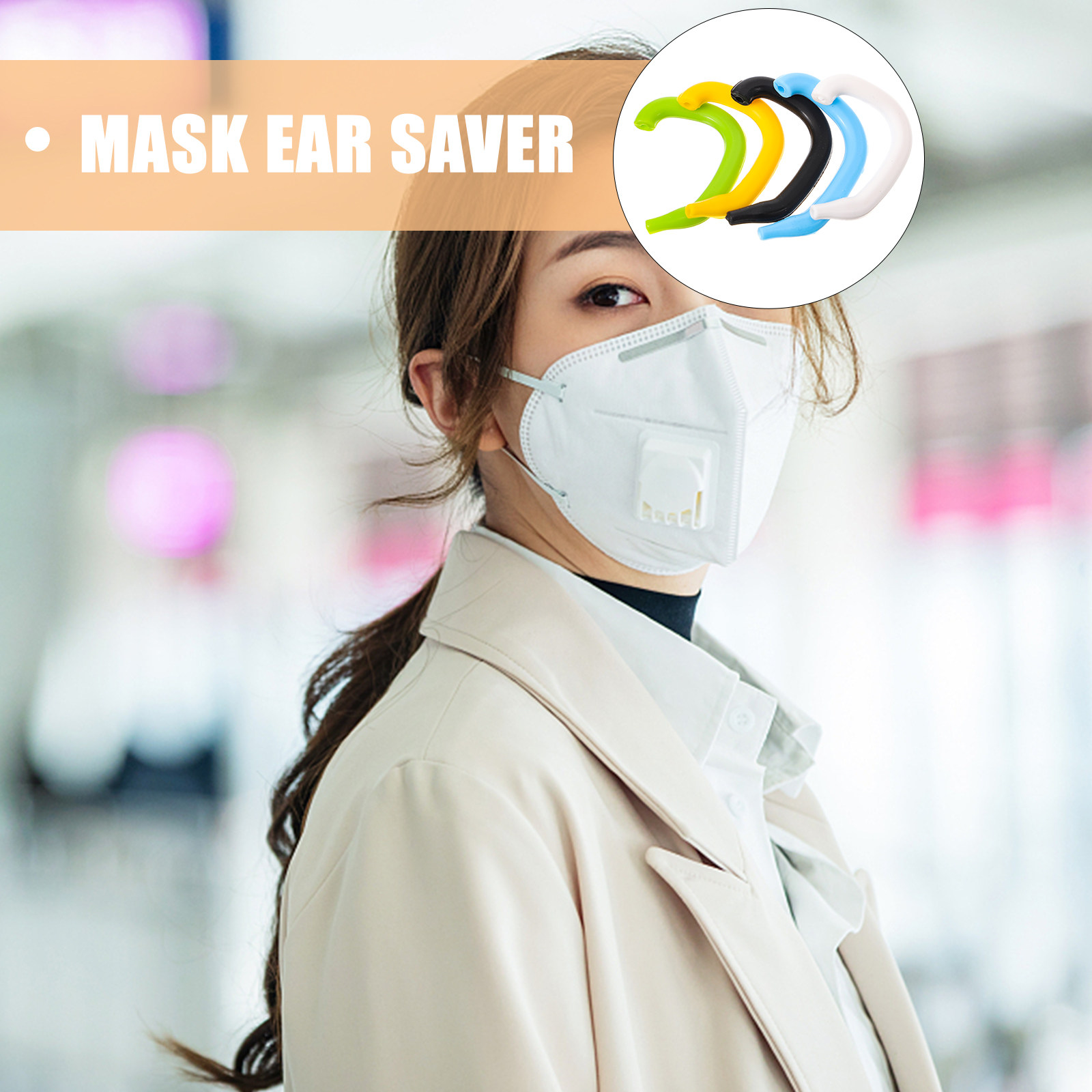 Mask Ear Saver Strap - 5 stuks premium siliconen oorbeschermermasker oorbeschermer