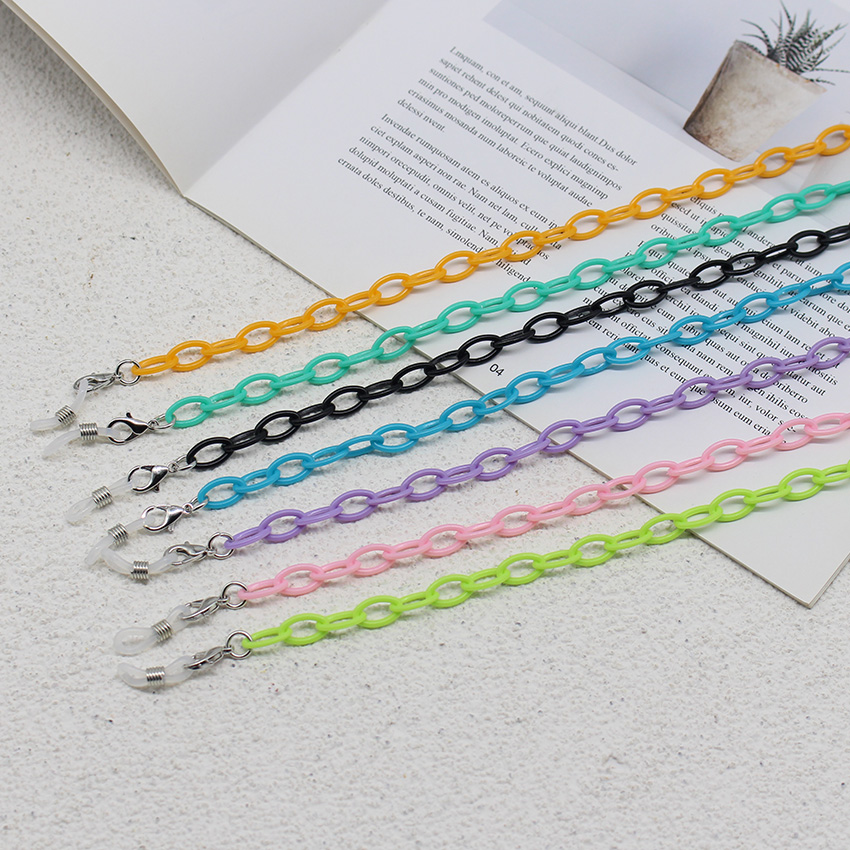 Mask Chain Holder - Kinderen Kleurrijke Acryl Bril Masker Lanyard