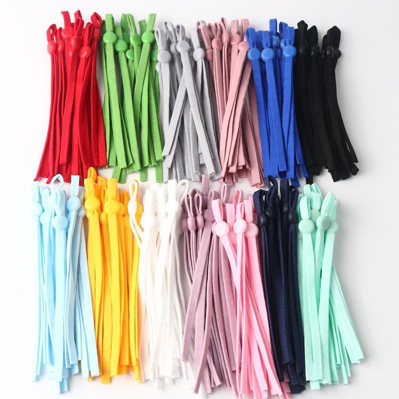 Mask Lanyard Adjustable - 50Pcs Masker Elastische Band Kleur Elastische