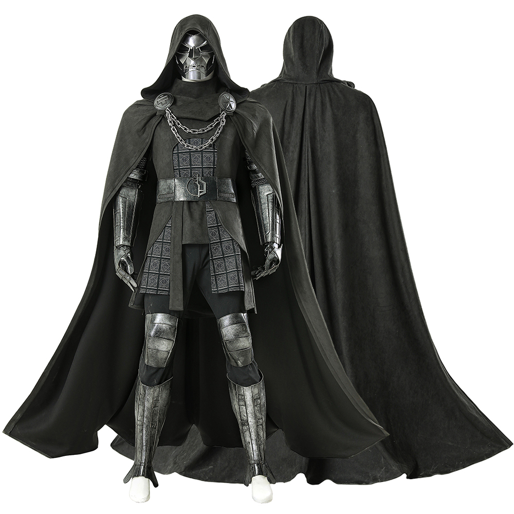Black Face Mask Pack - Nieuwe Doctor Doom Cosplay Kostuum Zwarte