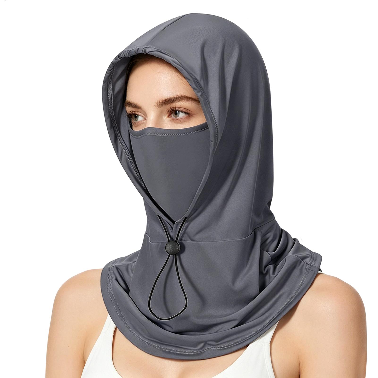 Kids Face Mask - UV-bescherming Koelende bivakmuts Ademend ijszijdeachtig volgelaatsmasker