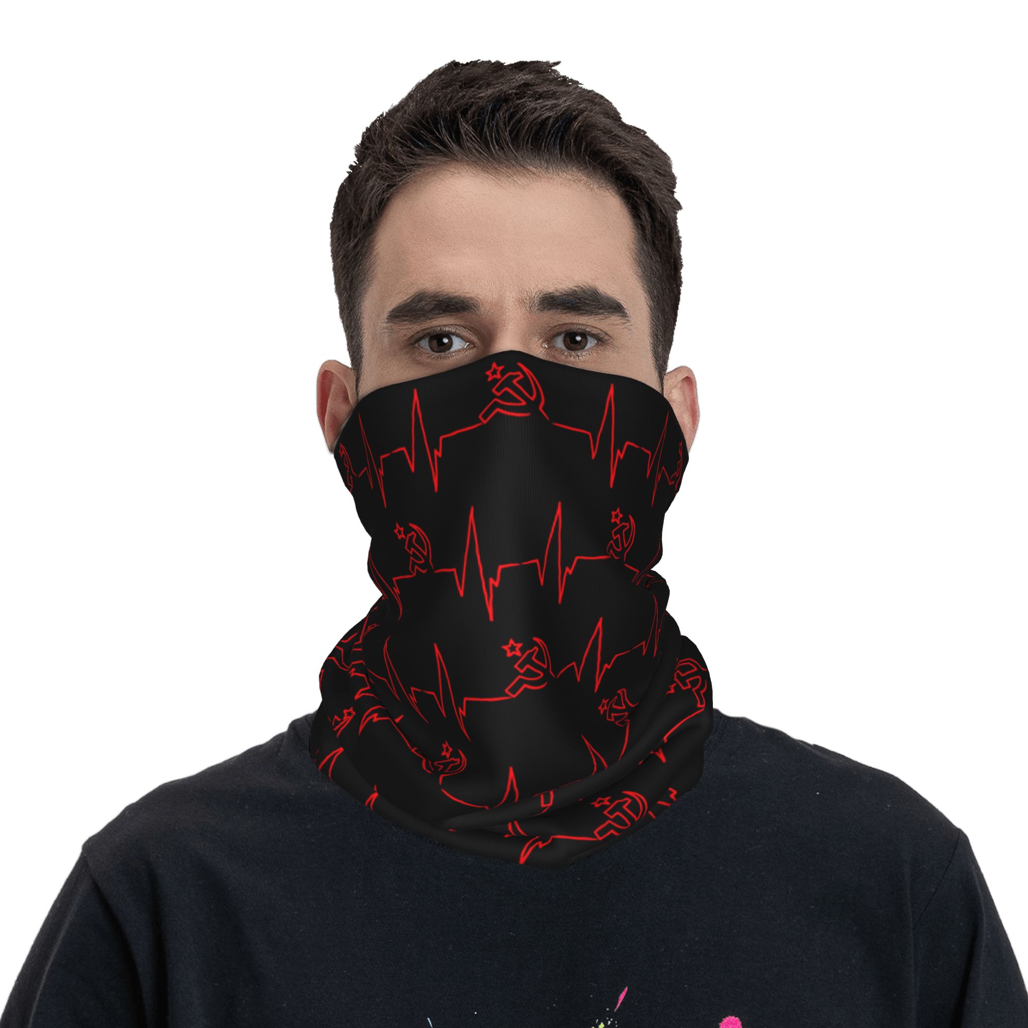 Custom Hartslag Russische Vlag - Neck Gaiter Face Cover recensie en prijs