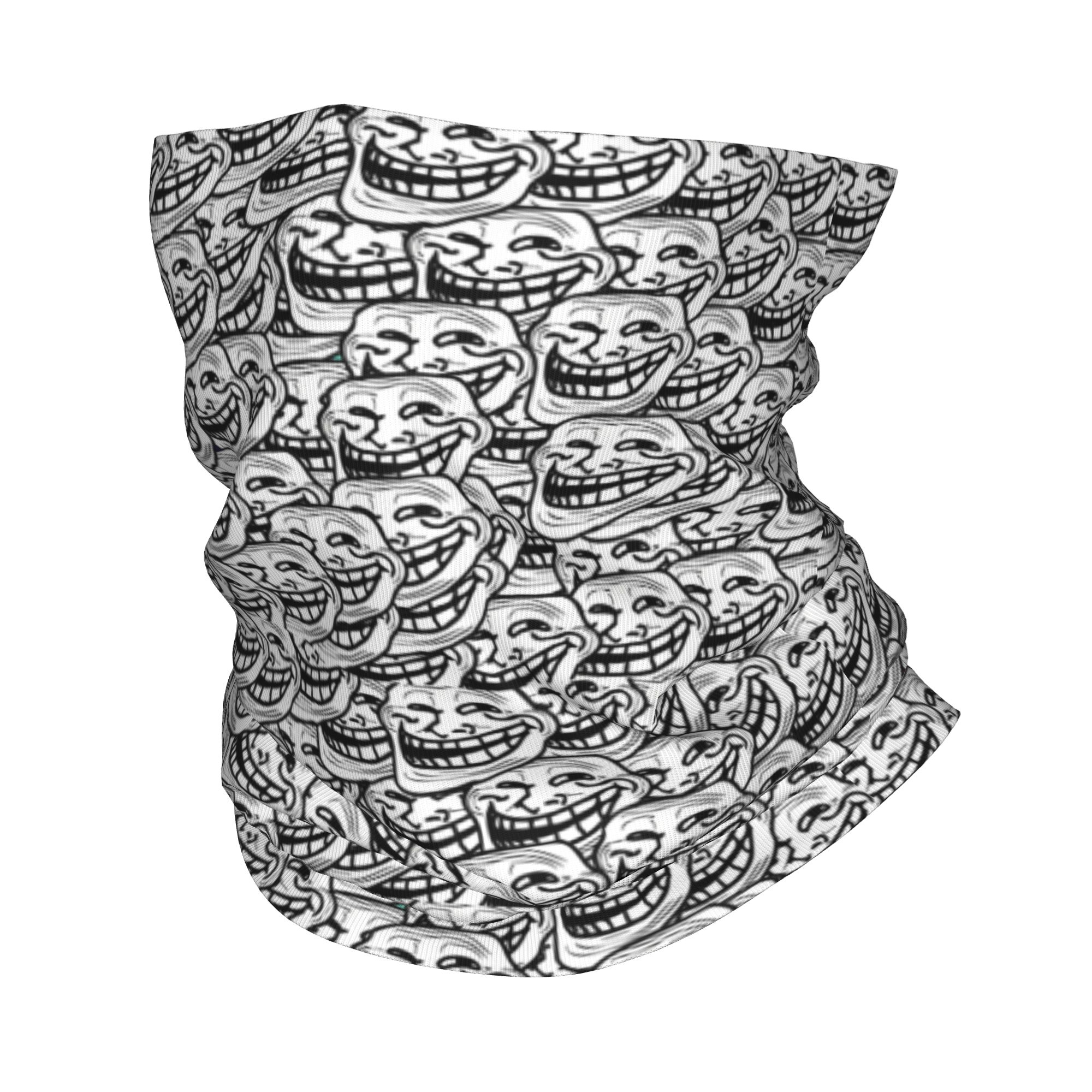Grappige Anime Troll Face Ques - Neck Gaiter Face Cover recensie en prijs