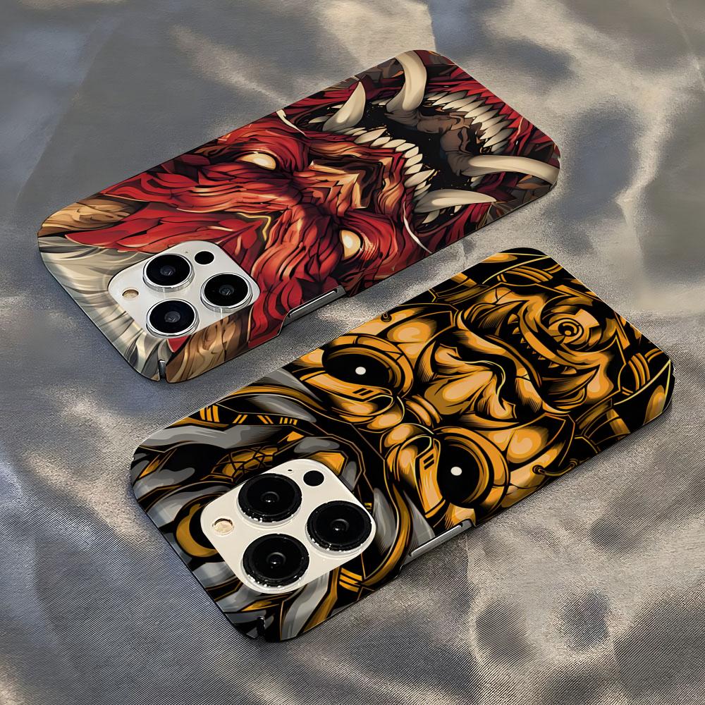 Japanse Samurai Oni Mask Telef - Mask Case Hard Shell recensie en prijs