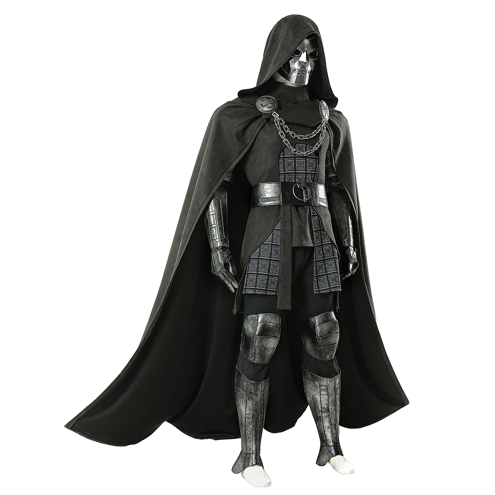 Nieuwe Doctor Doom Cosplay Kos - Black Face Mask Pack recensie en prijs