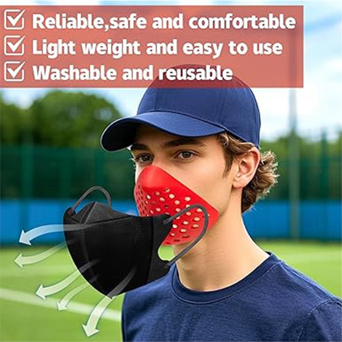 Handige 4-delige 3D siliconen  - Silicone Mask Bracket recensie en prijs