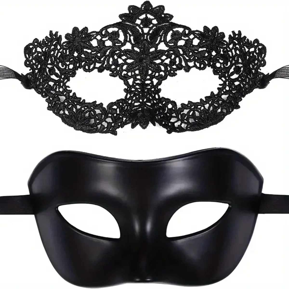 2-delige elegante zwarte kante - Black Face Mask Pack recensie en prijs